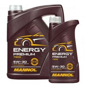 Aceite De Motor Energy Premium 5W30 Mannol 6Lts Sintético Amarillo