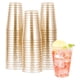 thumbnail image 1 of Vasos de plástico Jolly Chef, 400 ml, 50 unidades, vasos dorados con purpurina, 1 of 7
