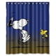 thumbnail image 1 of Cortina de ducha con diseño de perro Snoopy, divertida y linda caricatura, con ganchos, tamaño 60 x 72 pulgadas, 1 of 3