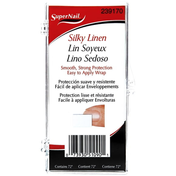 Envoltura de lino sedoso SuperNail de 1,83 m, suave y resistente