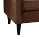 thumbnail image 4 of Sofa New Retro 3 Cuerpos Felpa 00 Chocolate, 4 of 5