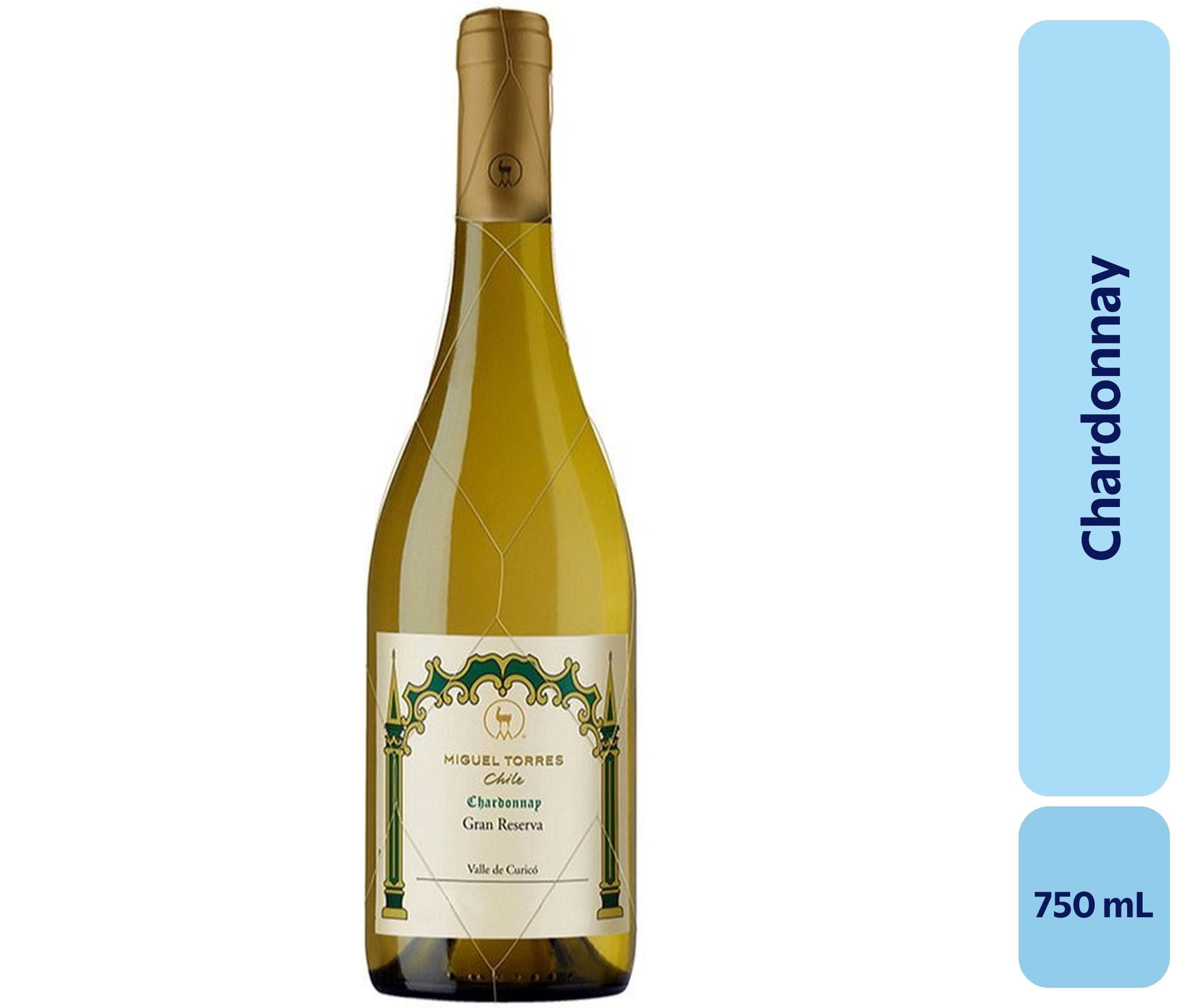 Vino Chardonnay Botella 750 mL Miguel Torres