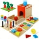 thumbnail image 1 of 7-in-1 Montessori Wooden Baby Toys, Including Carrot Harvesting Game, Matchbox, Coin Box, Object Permanence Box, Shape Sorter, And Toddler Christmas Birthday Gift, 1 of 2