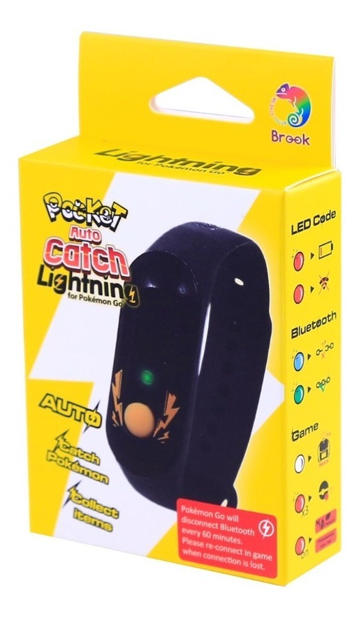 Brooks - Pulsera Pocket Auto Catch Lightning Pokemon Go Sniper