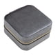 thumbnail image 5 of Estuche De Joyería De Viaje Con Exhibición De Espejo Escaparate De Regalo Para Aretes Gris, 5 of 5