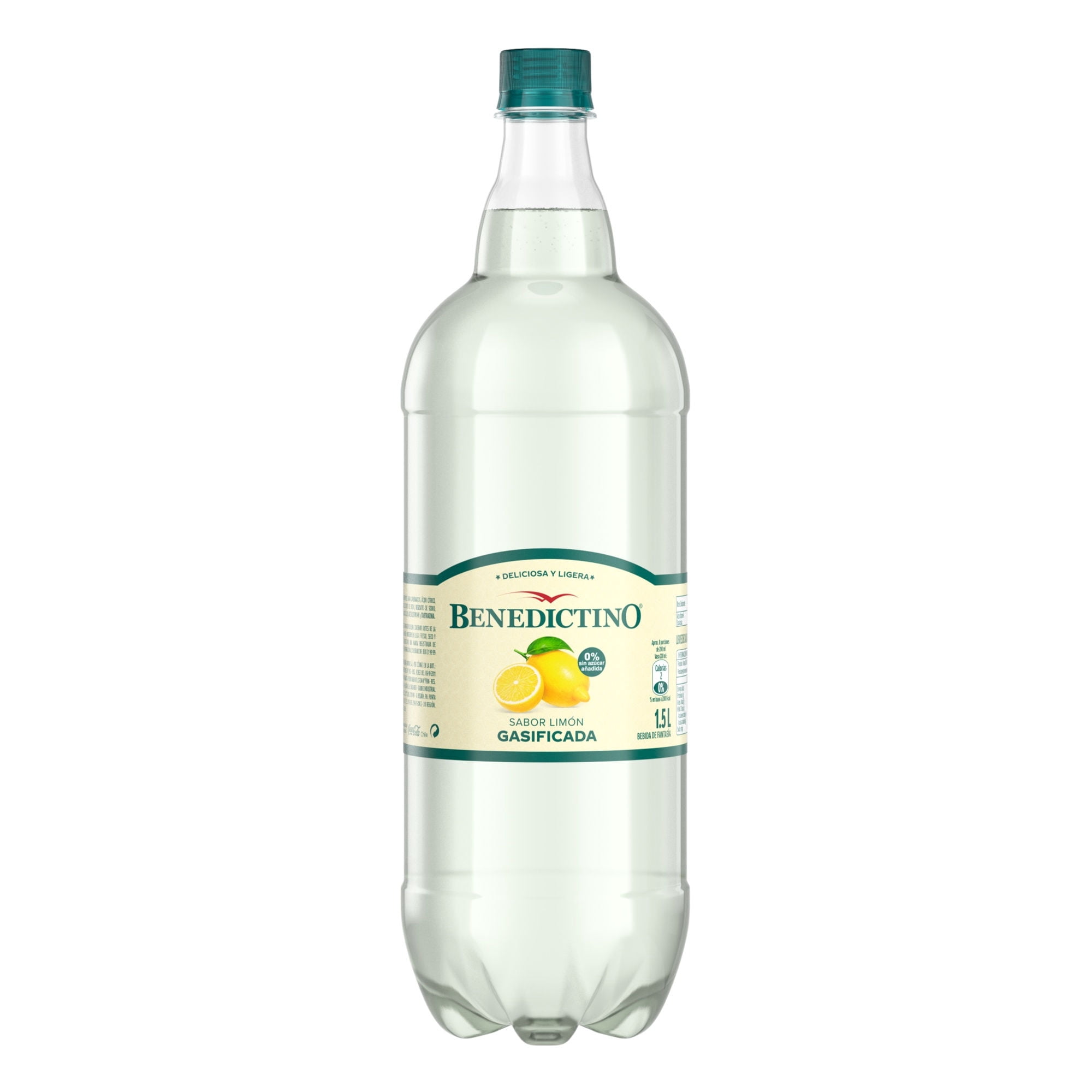 Agua Saborizada Benedictino Gasificada Limón