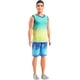thumbnail image 1 of Muñeco Barbie Fashionistas Ken Con Cabello Negro Con Camiseta Sin Mangas Ombre Azul Y Verde Shorts De Jean Y Zapatillas Plateadas, 1 of 3