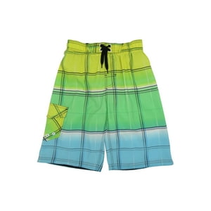 Samia - Short Bermuda Estampado Verde Para Niño 18