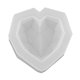 thumbnail image 5 of Molde del corazón del diamante del silicón de la resina para la joyería de la resina que hace las herramientas los 9x9x2.2cm, 5 of 5