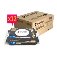 Caja Toallas Húmedas Adulto Emumed - 12 Paquetes - 600 Uds.