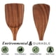 thumbnail image 3 of Utensilios de cocina de madera de teca para cocinar, antiadherentes, naturales y saludables, juego de 2 piezas, 3 of 5