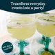 thumbnail image 2 of Juego de 4 vasos Margarita Libbey Cactus, 16 onzas, tallo verde, 2 of 9
