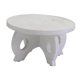 thumbnail image 4 of Soporte Para Macetas, Estante Para Macetas, Estante Esquinero Para Balcón, Soporte Redondo De Madera Para Plantas, Color Blanco, 4 of 5