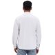 thumbnail image 3 of INSPIRE CHIC Conjunto Camisa de Hombre con Cuello Mao, Mangas Largas, Botones, Color Sólido, Lino, Camisa de Negocios, XL Blanco, 3 of 6