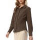 thumbnail image 4 of INSPIRE CHIC Camisas de Pana para Mujer con Botones Abajo de Manga Larga Casual de Otoño M Marrón, 4 of 6