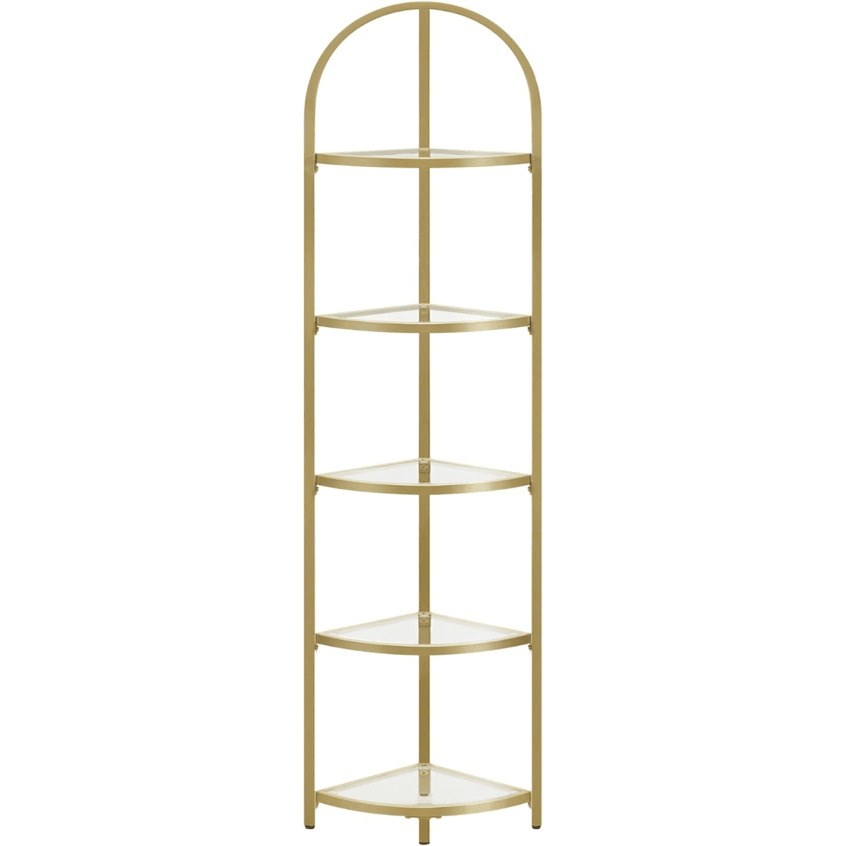 Casa Vinte - Mueble Estante Esquinero Dorado Odder