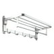 thumbnail image 1 of Toallero Baño Barra Múltiple Soporte Plegable Doble Jhn, 1 of 3