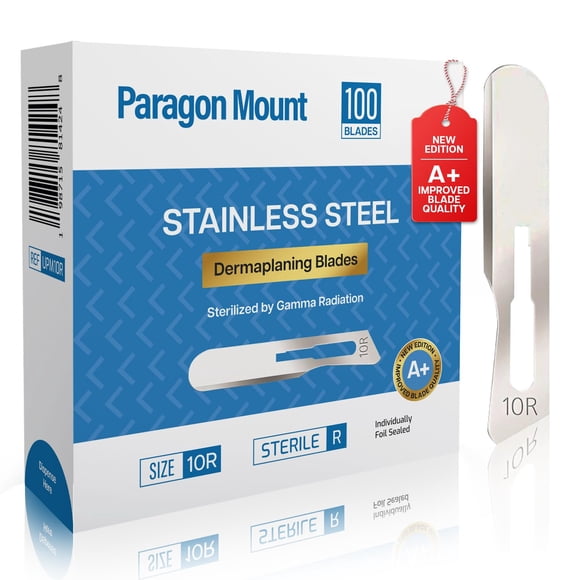 Cuchillas Paragon Mount 10R para Dermaplaning - Pack de 100