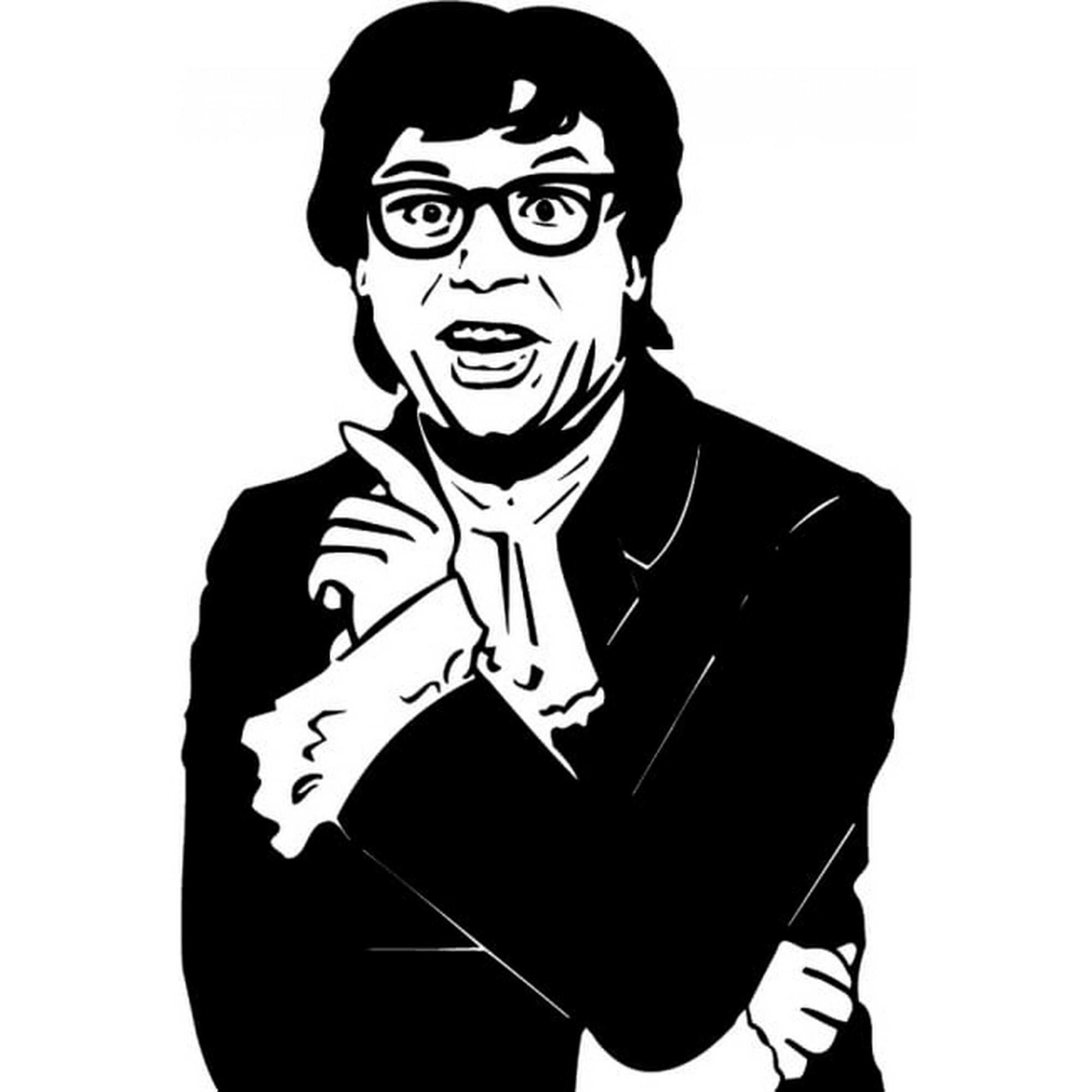 Rienda Libre Graphics - Decomural Austin Powers Mike Myers Film Ws-33990