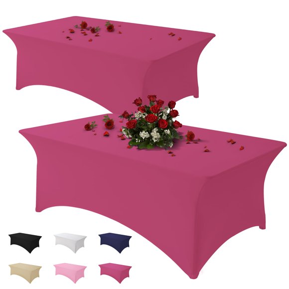 Mantel Famstar 244 cm Fucsia con Elastano Stretch