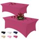 thumbnail image 1 of Mantel Famstar 244 cm Fucsia con Elastano Stretch, 1 of 7