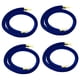 thumbnail image 3 of 4 Barreras De Seguridad De Control De Multitudes De Cuerda De Terciopelo Para Postes De Cola VIP, Color Azul, 3 of 5