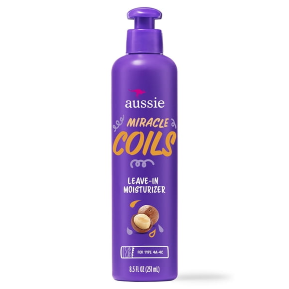 Leave-in Aussie Miracle Coils 251 ml con macadamia para rizos