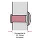 thumbnail image 3 of Ojo mágico para puerta 140°, cromo mate #2, 3 of 3