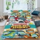 thumbnail image 2 of Transformers: Bots de Rescate Conjunto de sábanas temático, trío de piezas, cómodo y amigable con la piel, diseño único, regalo de decoración para el hogar para familiares, amigos y fans,135cm *200cm, 2 of 6