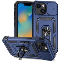 Estuche Gangxun Para Iphone 15 Plus, Soporte Giratorio 360°, Estilo Mecánico Y Magnético