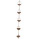thumbnail image 3 of Cadena De Lluvia De 3,3 Pies Para Exteriores De Villas, Patios, Canalones, Cadenas Colectoras De Agua De Lluvia, Estilo E, 3 of 4