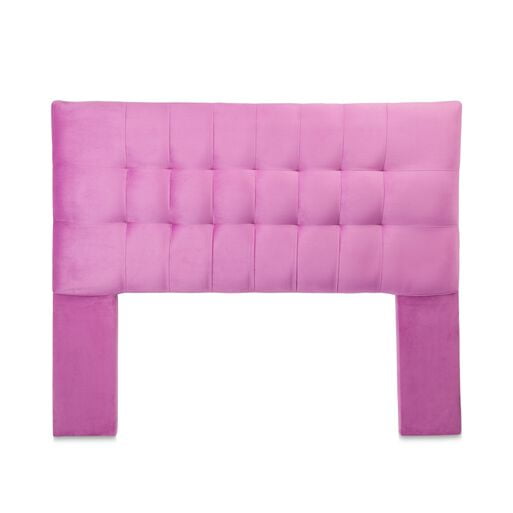 Dec-hogar - Respaldo De Cama King Manarola Felpa Rosado