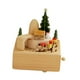 thumbnail image 4 of Caja Musical De Madera Con Adornos De Melodía, Caja De Música Hecha A Mano, Figura De Tren, 4 of 5