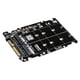 thumbnail image 4 of M.2 NVME SSD Clave M / B SSD A U.2 SFF-8639 Adaptador Convertidor Tarjeta Vertical, 4 of 5