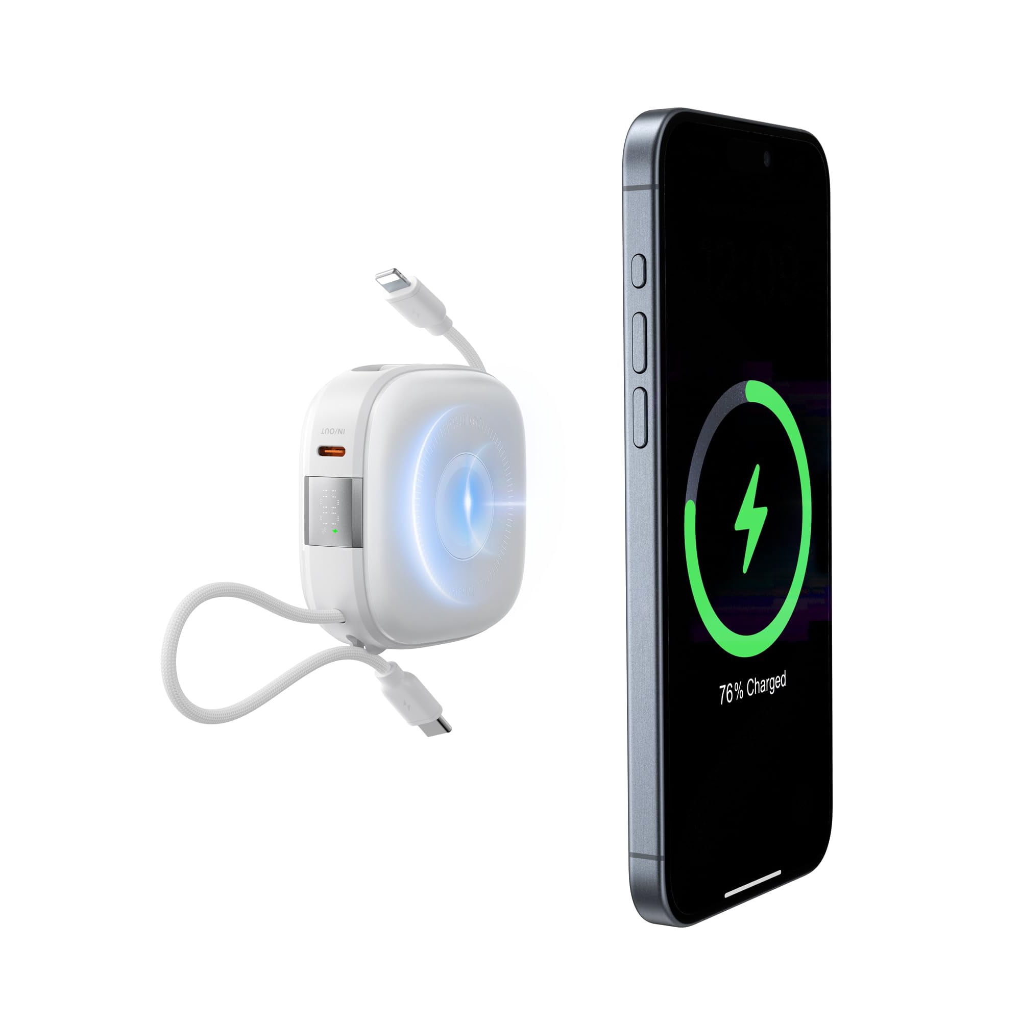 Cargador Portátil Charmast De 10000 Mah Magnético Inalámbrico