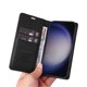 thumbnail image 2 of Funda Billetera de Cuero para Samsung Galaxy S25 con Tarjetero y Soporte - Tapa Magnética Negro, 2 of 6