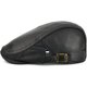thumbnail image 2 of VOBOOM Men's and Women's Adjustable Genuine Leather Ivy Cap Newsboy, 2 of 3