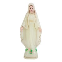 Magideal - Figura De La Santísima Virgen María, Estatua De La Santísima Virgen María, Figura De La Santísima Virgen María, Escultura De Personaje Para Sala De Es 15Cm