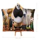 thumbnail image 2 of Franquicia Kung Fu Panda Manta Capa con Capucha Anti-Bolitas, Manta de Lana Ártica Suave, Manta Portátil de Felpa Ligera y Lujosa, Poncho para Siesta en Casa y Oficina, 100*130cm, 2 of 6