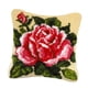 thumbnail image 3 of Kits De Gancho De Pestillo Con Patrón De Flores, Funda De Almohada, Funda De Cojín De 17x17 Pulgadas, Flor 5, 3 of 5