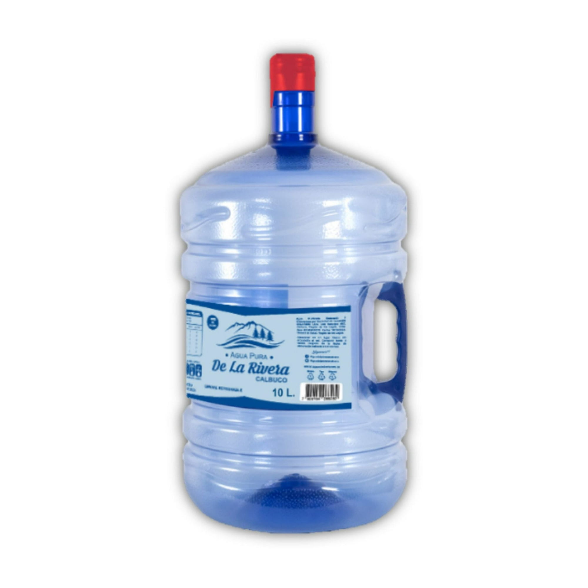 Bidón Pet Con Recarga De Agua Pura De La Rivera 10l