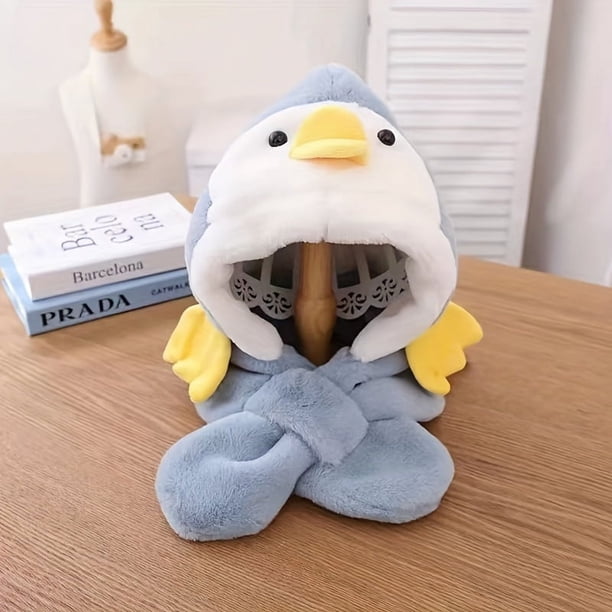 1pc Cartoon Knitted Hat For Children To Keep Warm And Warm, Cute Little Duck Hat For Children