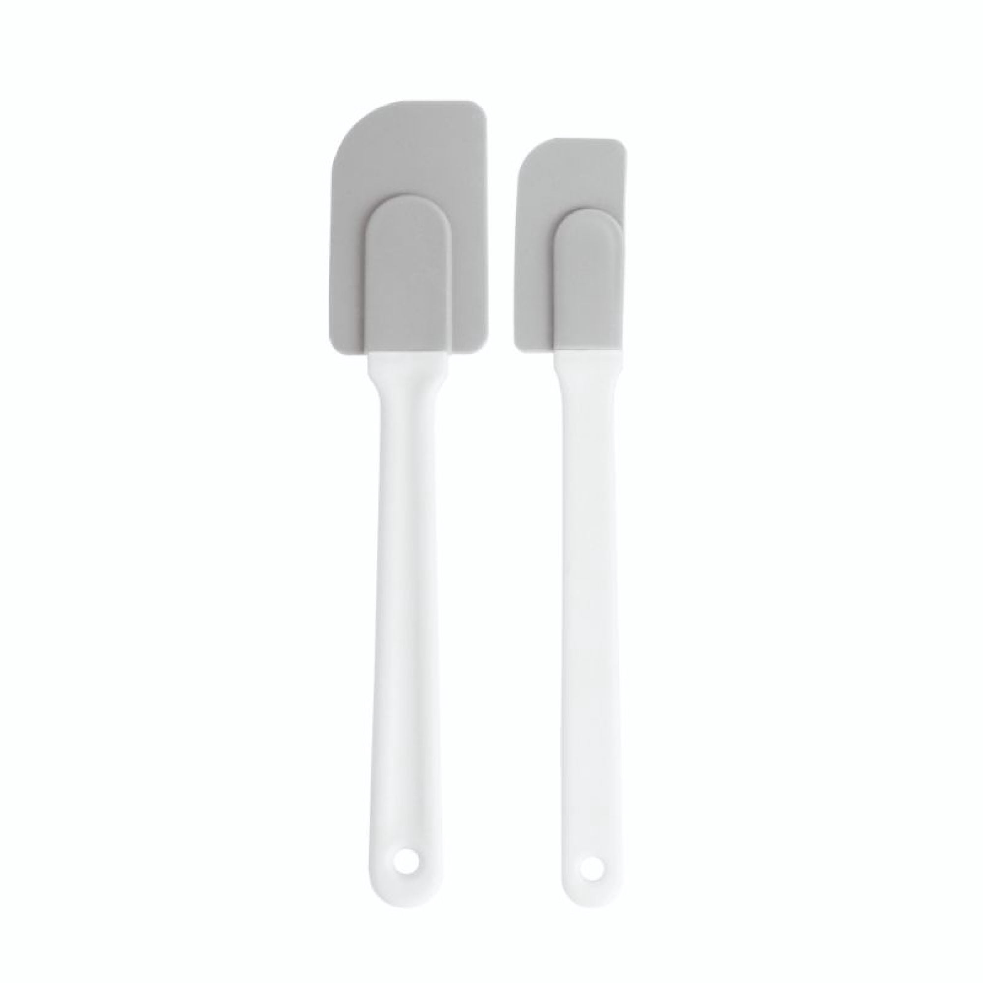 Set De Espátula Silicona Pastry 2 Piezas Gris - Blanco