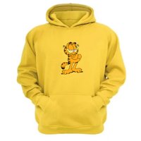 Genérico - Polerón Canguro Garfield Amarillo Talla M Unisex