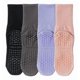 thumbnail image 1 of Calcetines Antideslizantes Algodon Yoga Fitness Set 4 Pares, 1 of 3