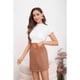 thumbnail image 3 of Mini Falda Short Mujer Liso Juvenil Casual Tendencia 0124, 3 of 4