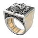 thumbnail image 3 of Anillos Combinados Para Hombres Anillo De León Vintage Joyería De Hip Hop Anillos Punk Regalo 8, 3 of 5