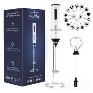 Espumador De Leche Recargable Foodville Mf05
