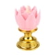 thumbnail image 5 of Luz De Lotus Solemne Santa Luz Budista Para El Santuario Decorativo Al Aire Libre Rosa, 5 of 5
