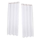thumbnail image 1 of 2 Uds. Cortina Transparente Con Ojales, Cortina Impermeable Para Patio, Cortinas De Gasa Para Privacidad, 1 of 5